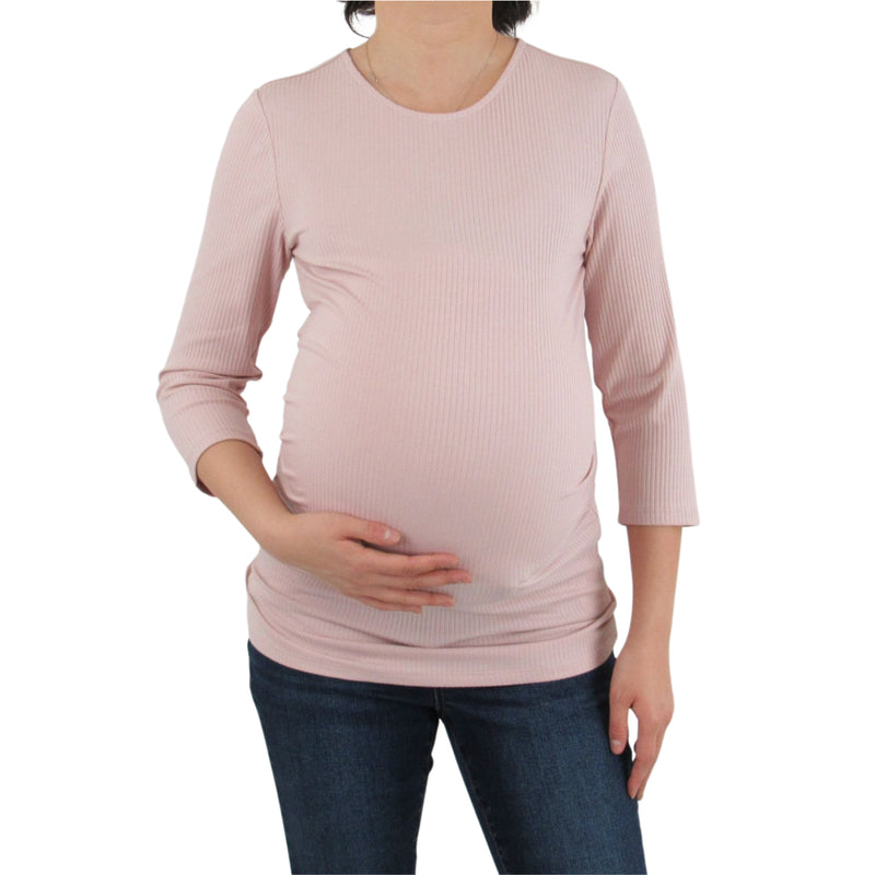 Maternity Long Sleeve Tops (Pink & Black)