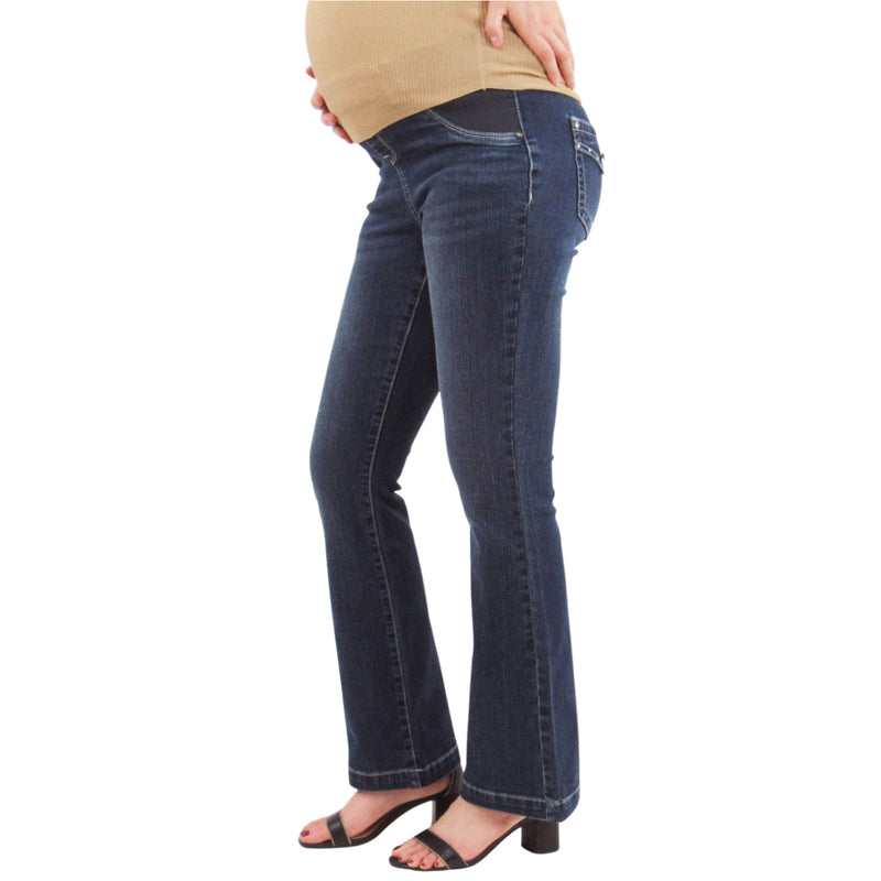 Maternity Underbelly Bootcut with Back Flap Pockets