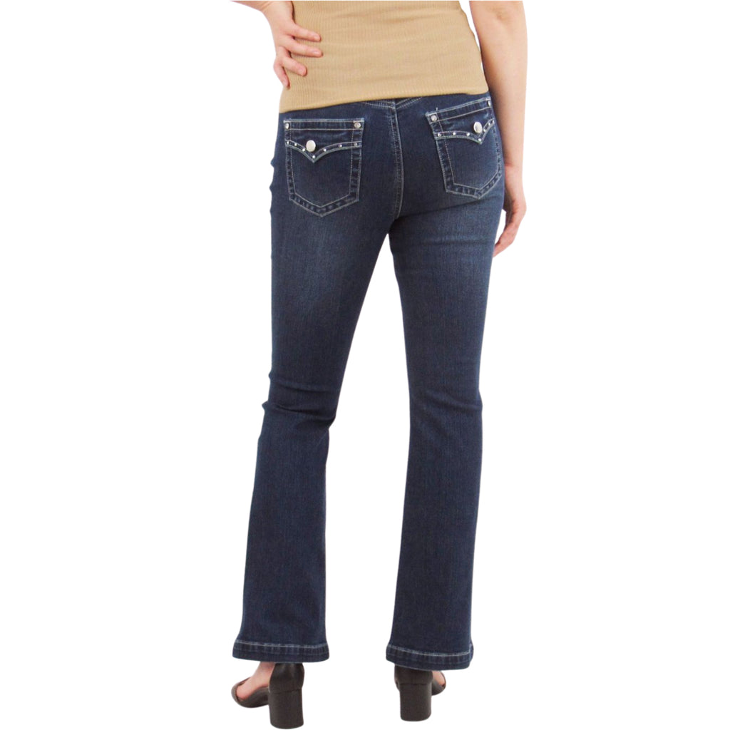 Maternity Underbelly Bootcut with Back Flap Pockets