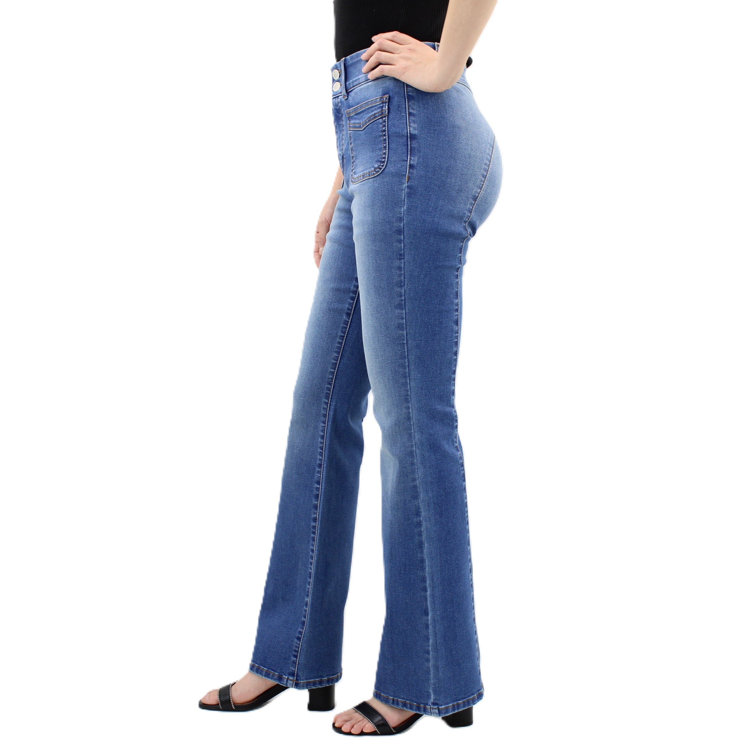 Indigo Smocked Huston Pull-On Crop Pants | Madewell