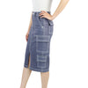 Thread Market Blue Slate Cargo Skirt