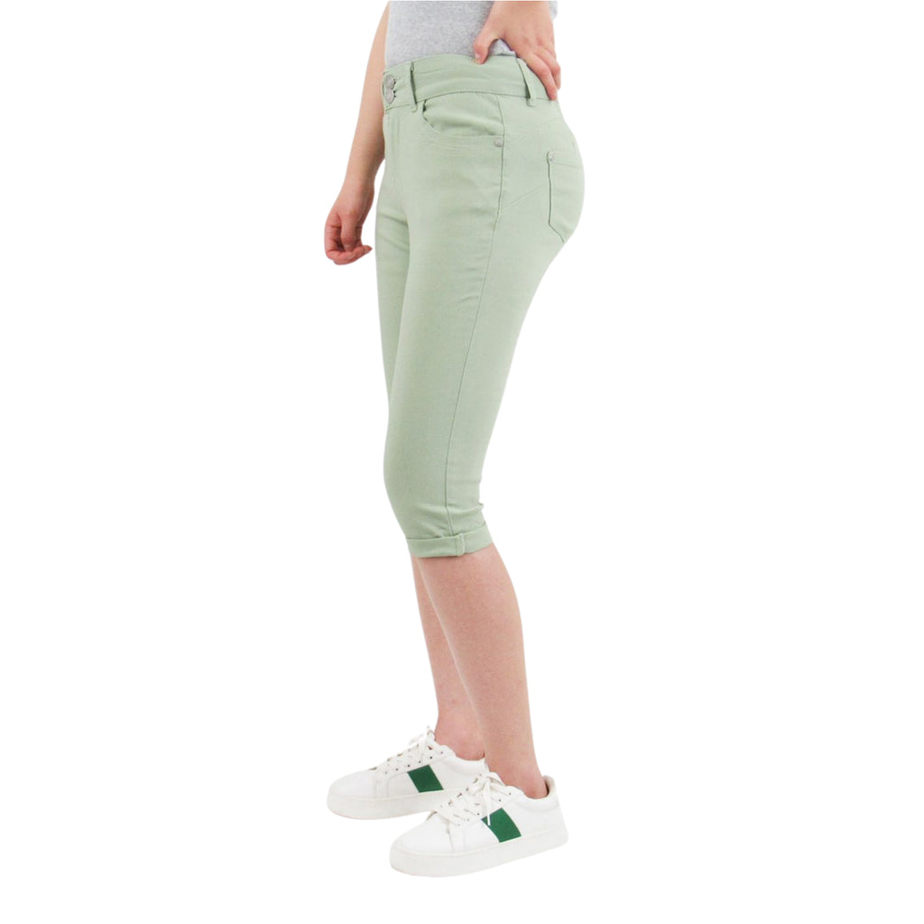 Hyper Twill Butt-lifting Capri
