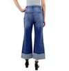 5 Pockets Wide Cuff Wide Leg Jean