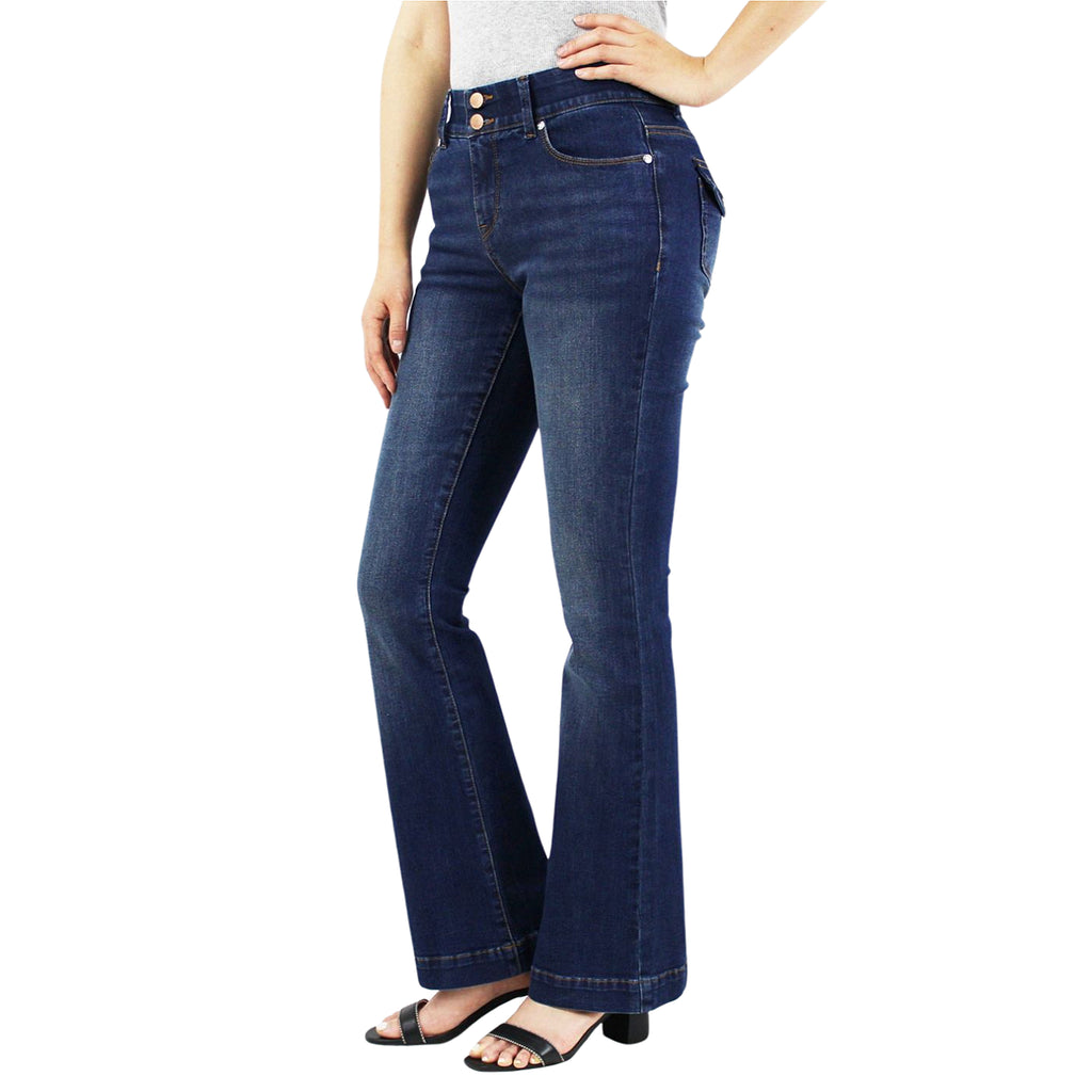 Tummy Control Bootcut Jean with Back Flap Pocket
