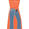 Light Wash Two Button Tummy Control Bootcut with Front & Back Pocket Detail
