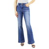 Light Wash Tummy Control Bootcut with Pearl Bead Detail