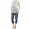 Cuffed Maternity Skinny Jean