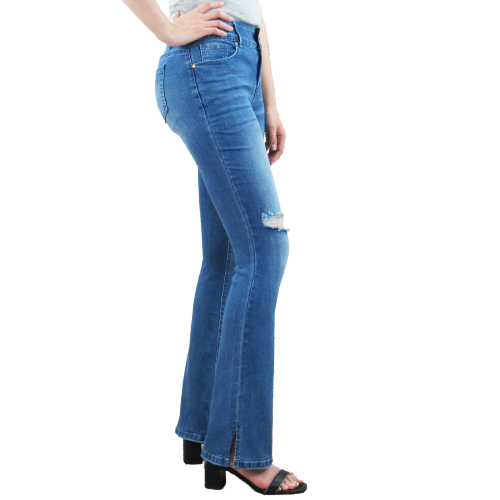 Tummy Control Bootcut with Side Slit
