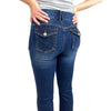 Tummy Control Bootcut Jean with Back Flap Pockets Design